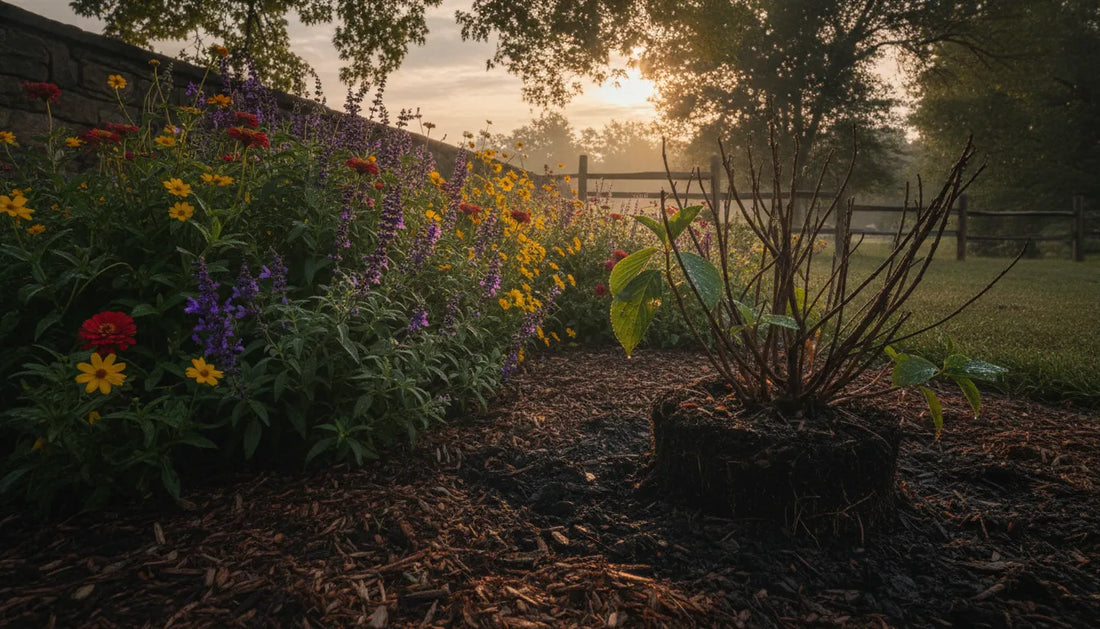 Recovering outdoor garden plants after drought and heat stress